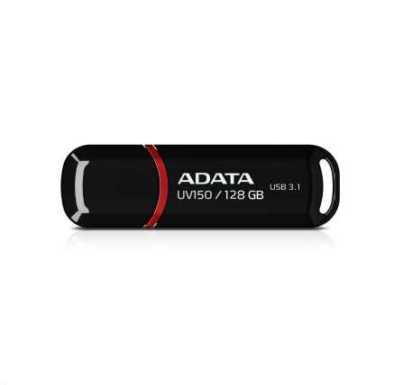 ADATA Flash Disk 256GB UV150, USB 3.1 Dash Drive (R:90/W:20 MB/s) černá ADATA Flash Disk 256GB UV150, USB 3.1 Dash Drive (R:90/W:20 MB/s) černá
