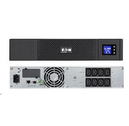 Eaton 5SC 1000i Rack 2U, UPS 1000VA / 700W, 8 zásuvek IEC, LCD