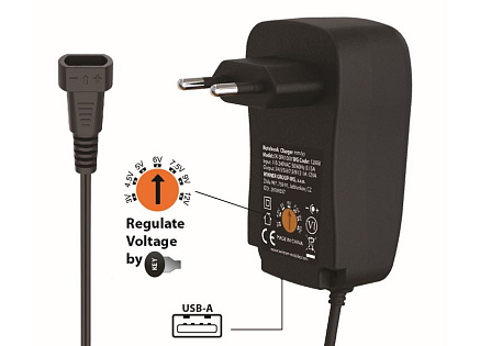 WG - Univerzální nabíječka s 13 adaptéry, černá