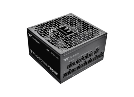 THERMALTAKE zdroj 850W Toughpower PT, 135mm, Plně modulární, 80+ Platinum, černá