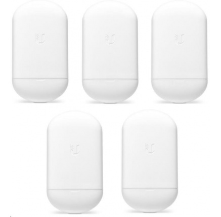 UBNT airMAX NanoStation 5AC Loco (NS-5ACL-5) 5-PACK, bez PoE [5GHz, 2x2MIMO, anténa 13dBi, Client/AP/Repeater, 802.11ac]