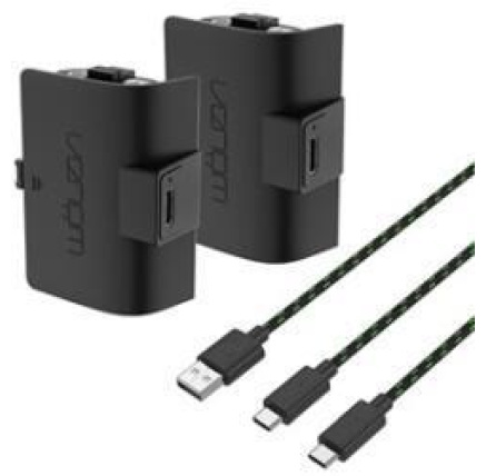 VENOM VS2883 Xbox Series S/X & One Black High Capacity Twin Battery Pack + 3 meter cable
