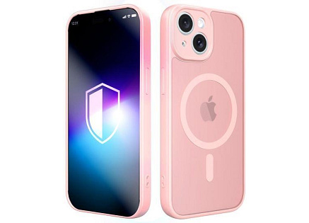 3mk ochranný kryt Misty MagCase Pink pro Apple iPhone 14 3mk ochranný kryt Misty MagCase Pink pro Apple iPhone 14
