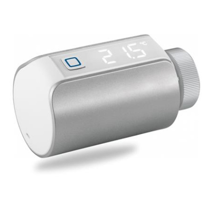 Homematic IP  Termostatická hlavice Evo, stříbrná - HmIP-eTRV-E-S