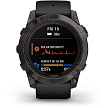 Garmin Fenix 7X PRO Sapphire Solar Carbon Gray DLC Titanium / Black Band, EU