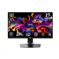 MSI LCD MAG 271QP QD-OLED X28,26.5" 2560x1440 QD-OLED,280Hz,178/178,250nits,VESA,HDMI,DP,USB-C,Audio,Black