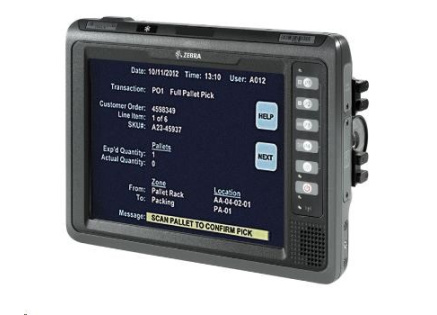 Zebra VC70N0, USB, RS232, BT, Ethernet, Wi-Fi, WEC 7