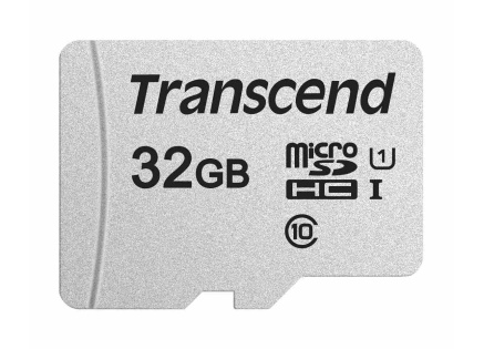 TRANSCEND MicroSDHC karta 32GB 300S, UHS-I U1, bez adaptéru