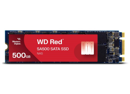 WD RED SSD 3D NAND WDS500G1R0B 500GB M.2 SATA Powered by SanDisk, (R:560, W:530MB/s)