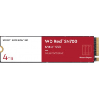 WD RED SSD NVMe 4TB PCIe SN700, Geb3 8GB/s, (R:3400/W:3100 MB/s) TBW 5100