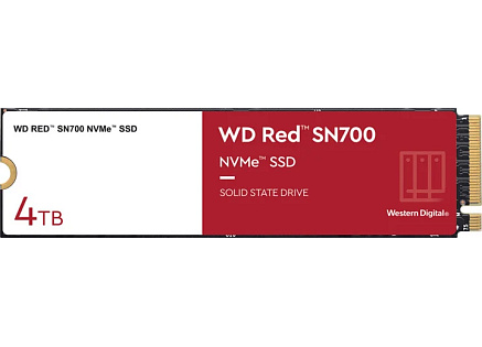 WD RED SSD NVMe 4TB PCIe SN700 Powered by SanDisk, Geb3 8GB/s, (R:3400/W:3100 MB/s) TBW 5100 WD RED SSD NVMe 4TB PCIe SN700 Powered by SanDisk, Geb3 8GB/s, (R:3400/W:3100 MB/s) TBW 5100