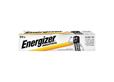 Energizer 6LR61/12 Industrial 9V 12pack