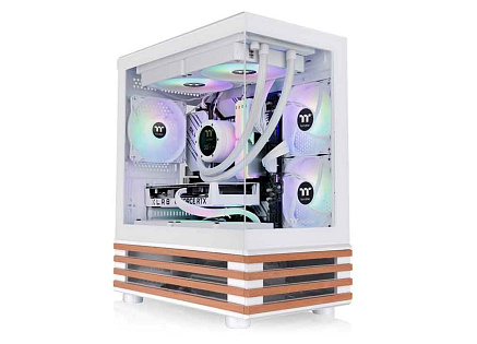 THERMALTAKE Case View 170 WS ARGB, Průhledná bočnice, bílá