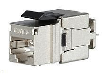 Solarix Rychlozařezávací keystone CAT6 STP RJ45 černý SXKJ-6-STP-BK-NA pro kleště SXKJ-NA-BU