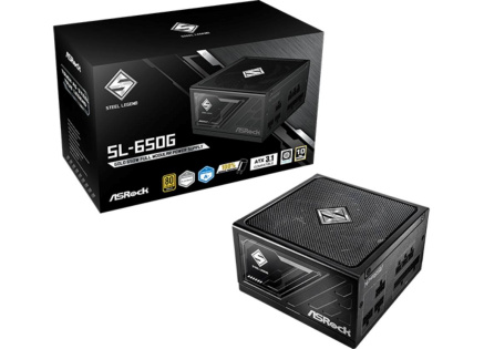 ASROCK zdroj SL-650G,650W, 80Plus Gold, 135 mm, ATX 3.1
