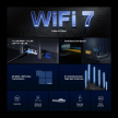 MERCUSYS MR37BE EasyMesh WiFi7 router (BE6500, 2,4GHz/5GHz,1x2,5GbEWAN,1x2,5GbELAN,2xGbE)
