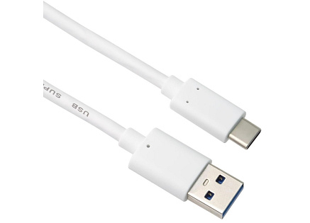 PremiumCord kabel USB-C - USB 3.0 A (USB 3.2 generation 2, 3A, 10Gbit/s) 0.5m, bílá