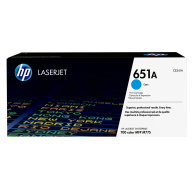 HP 651A Cyan LJ Toner Cart, CE341A (16,000 pages)