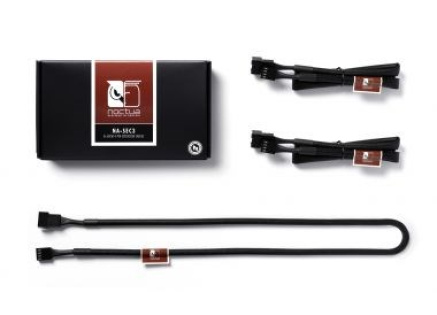 NOCTUA Prodlužovací kabely pro 4pin ventilátor NA-SEC3, 3x 60cm, černá
