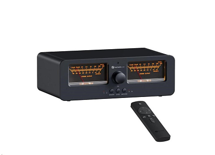 Fosi LC30 přepínač repro/zesilovačů s VU metry - černý