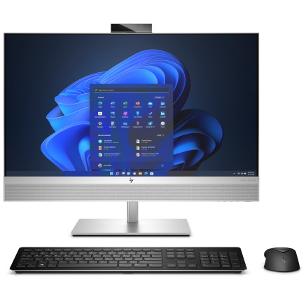 HP AiO EliteOne 870G9 27 NT FHD  i5-14500,1x16GB,512GBm.2,WiFi6evPro+BT,wrls kl.a myš,noMCR,noDVD,240Wpl.,Win11Pro