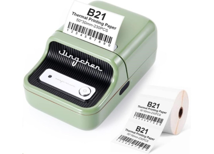 Niimbot Tiskárna štítků B21S Smart, zelená + role štítků 210ks