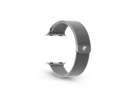 RhinoTech ocelový řemínek milánský tah pro Apple Watch 42 / 44 / 45mm stříbrný RhinoTech ocelový řemínek milánský tah pro Apple Watch 42 / 44 / 45mm stříbrný