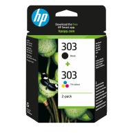 HP 303 2-pack Black/Tri-color Original Ink Cartridges
