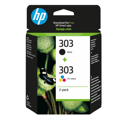HP 303 2-pack Black/Tri-color Original Ink Cartridges