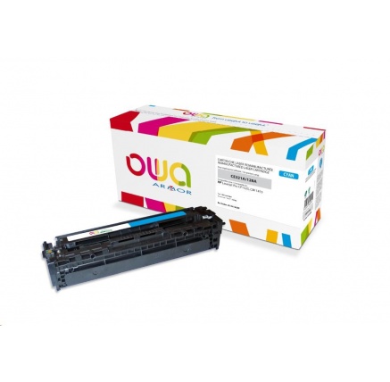 OWA Armor toner pro HP Laserjet Pro CP1525, 1300 Stran, CE321A, modrá/cyan OWA Armor toner pro HP Laserjet Pro CP1525, 1300 Stran, CE321A, modrá/cyan