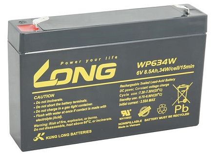 AVACOM baterie LONG 6V 8,5Ah F2 HighRate (WP634W)