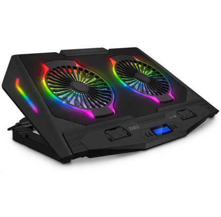 CONNECT IT NEO RGB chladící podložka pod notebook, černá