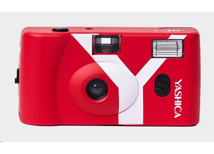 YASHICA MF-1 Snapshot Art Camera (Red) - analogový fotoaparát YASHICA MF-1 Snapshot Art Camera (Red) - analogový fotoaparát