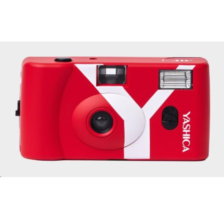 YASHICA MF-1 Snapshot Art Camera (Red) - analogový fotoaparát