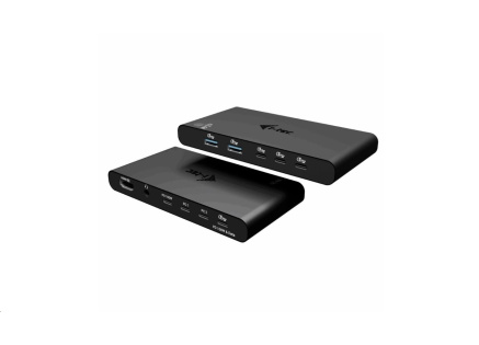 i-tec KVM Docking Station HDMI for 2 hosts, Power Delivery 2x 100W