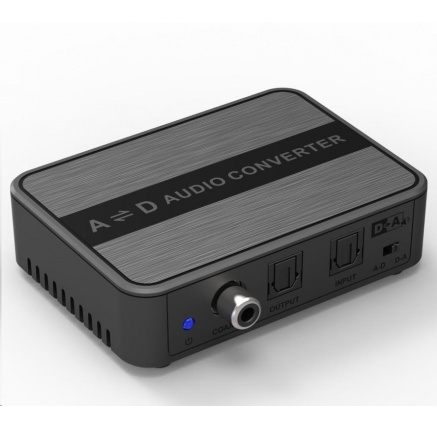 PREMIUMCORD Obousměrný převodník zvuku DIGI-ANALOG a ANALOG-DIGI SPDIF Toslink CINCH stereo jack 3,5mm PREMIUMCORD Obousměrný převodník zvuku DIGI-ANALOG a ANALOG-DIGI SPDIF Toslink CINCH stereo jack 3,5mm