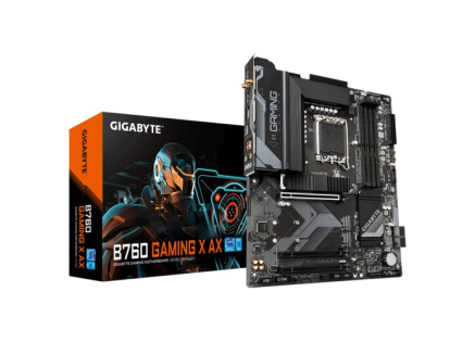 GIGABYTE MB Sc LGA1700 B760 GAMING X AX, Intel B760, 4xDDR5, 1xDP, 1xHDMI, WI-FI