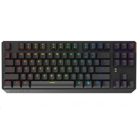 SPC Gear klávesnice GK630K Tournament / mechanická / Kailh Brown / RGB podsvícení / kompaktní / US layout / USB