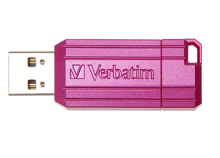 VERBATIM Flash Disk 16GB Hi-Speed Store 'n' Go, Pinstripe, USB 2.0, Hot růžová VERBATIM Flash Disk 16GB Hi-Speed Store 'n' Go, Pinstripe, USB 2.0, Hot růžová