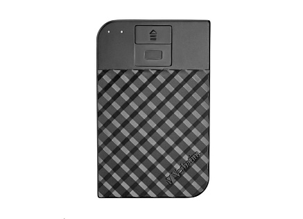 VERBATIM HDD 2TB Fingerprint Secure Portable Hard Drive, Black GDPR