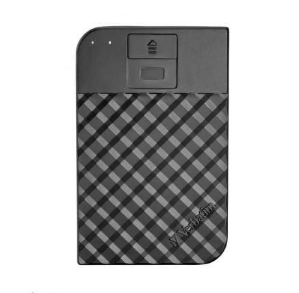VERBATIM HDD 2TB Fingerprint Secure Portable Hard Drive, Black GDPR