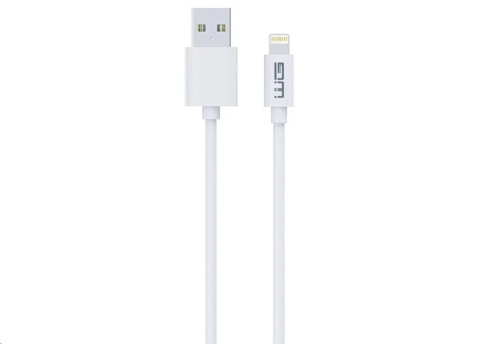 WG - Datový kabel Lightning to USB-A / 2m / white