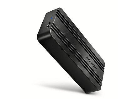 AXAGON EEM2-40G, USB-C 40Gbps externí box pro M.2 NVMe SSD, zesílený hliník