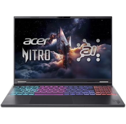 ACER NTB Nitro 16S AI (AN16S-61-R5Z8),AI 9 365,16" 2560x1600,32GB,1TB SSD,RTX 5060,W11 Home,Obsidian Black