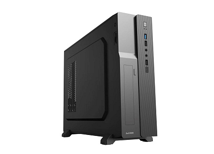 1stCOOL skříň COMPACT 1, Micro Tower, AU, USB 3.0, USB-C, CR, 1x 80mm Fan, černá
