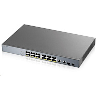 Zyxel GS1350-26HP 26 Port smart managed CCTV PoE switch, long range, 375W, 24x GbE, 2x combo RJ45/SFP - poškozený obal