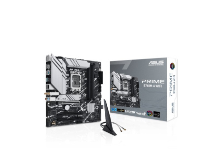ASUS MB Sc LGA1700 PRIME B760M-A WIFI, Intel B760, 4xDDR5, 1xDP, 2xHDMI, mATX