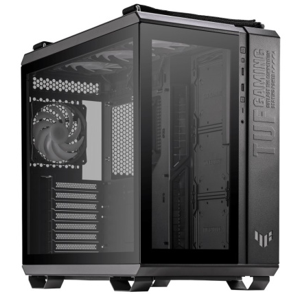 BAZAR - ASUS case TUF GAMING GT502 PLUS, Mid Tower, průhledná bočnice, 4x 120mm ARGB Fan, černá - Poškozený obal (Komple BAZAR - ASUS case TUF GAMING GT502 PLUS, Mid Tower, průhledná bočnice, 4x 120mm ARGB Fan, černá - Poškozený obal (Komple