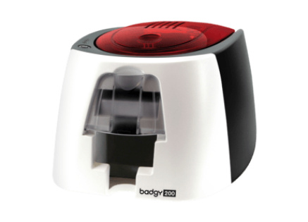 Evolis Badgy200, single sided, 12 dots/mm (300 dpi), USB