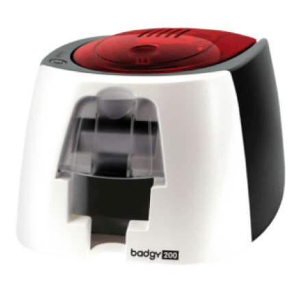 Evolis Badgy200, single sided, 12 dots/mm (300 dpi), USB